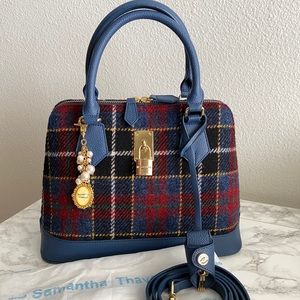 Samantha Thavasa x Harris Tweed Collection handbag